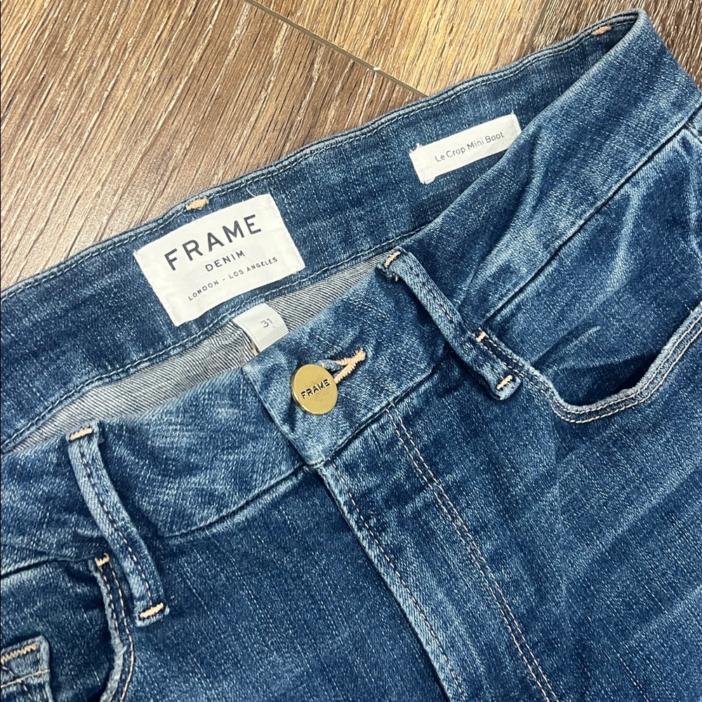 FRAME Denim Le Crop Mini Boot Jeans 🩷 - Picture 5 of 8